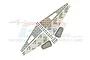 GPM Silver Stainless Steel Engine Cover TRX4MZSP4-S