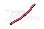 A red anodized aluminium steering link rod for RC cars, featuring GPM Racing branding and 7075 alloy marking, isolated on a white background.
