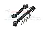 GPM Black Carbon Steel Front & Rear Driveshafts 2Pcs GPM-TRX4M037S-BK