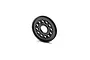 A black composite spur gear for RC cars, showing the 84T tooth count marking on the face.