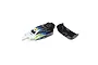 Losi Mini-B Painted Body Shell w/ Wing - Black/White LOS210020