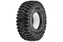 A single Pro-Line 2.2 inch Hyrax LP G8 rock crawling tyre with a white foam insert visible inside, shown against a white background.