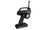 HPI Racing TF-40 2.4GHz 3-channel pistol-grip RC transmitter in black with steering wheel and adjustment knobs.