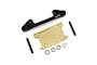 Yeah Racing Black Aluminium & Brass Front Lower Arms Set KY03-007BK