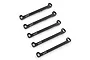 Yeah Racing Black Aluminium (-1, -0.5, 0, +0.5, +1) Front Tie Rod Set KY03-004BK
