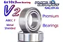Plaig RC 6x10x3mm V2 Premium Metal Shielded Ball Bearing 1Pc 657479018670