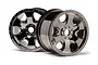 HPI 3.3" Savage Warlock Black Chrome Rims 2Pcs 105801