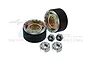 GPM 1.3" Chrome Gold Aluminium Beadlock Rims 2Pcs TRX4MZSP1152-CH
