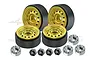 GPM 1.0" Gold Aluminium Beadlock Rims 4Pcs TRX4MZSP1220-GD
