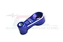A blue anodized aluminium 25T servo horn by GPM Racing, shown against a white background with a faint watermark.
