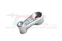 A silver GPM Racing aluminium 25T servo horn for RC cars, featuring a machined metal design with branding and tooth count engraved on the surface.