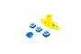 Rovan Blue Big X Wheel Nut Kit 87111
