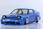 Pandora RC 1/10 Mitsubishi Starion Unpainted Body Shell - Clear PABG-3062