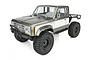 Element RC Enduro Sendero HD 1/10 scale RC rock crawler truck in titanium and white finish, shown from a high-angle front three-quarter view.
