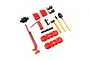 Yeah Racing 1/18 Rock Crawler Accessories YA-0712RD