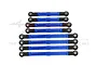 GPM Blue Aluminium Turnbuckles 8Pcs TRX4M160-B-BEBK