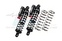 GPM Silver Aluminium Front And Rear Piggyback Shock 2Pcs XRT172F/R/LA-S-BK
