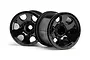 HPI 2.2" Firestorm Warlock Black Rims 2Pcs 106724