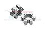 GPM Silver Aluminium 24mm Wheel Hexes 2Pcs TXM010/10MMN-S