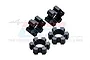 GPM Black Aluminium 24mm Wheel Hex 4Pcs TXM010/10N/2-BK