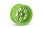HPI 1.9" (6mm Off-Set) HRE C90 Green Rims 2Pcs 106772