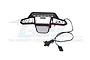 GPM Racing black stainless steel bumper with integrated LED light bar and wiring harness, shown against a white background with a faint GPM logo.
