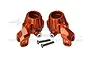 GPM Orange Aluminium Front Steering Hubs 2Pcs TXMS021N-OR
