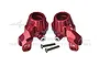 GPM Red Aluminium Front Steering Hubs 2Pcs TXMS021N-R