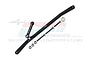 GPM Racing black aluminium steering linkage set for RC cars, including a main linkage bar, smaller arm, screws, and nuts.