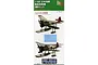 Fujimi 1/500 scale IJN Nakajima Type-95 E8N reconnaissance seaplane plastic model kit box art showing two biplane models and a decal sheet.
