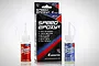 Deluxe Materials Speed Epoxy II 4 Minute adhesive kit, including a retail box and two squeeze bottles labeled Adhesive and Hardener.