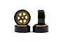 Yeah Racing 1.0" Gold Aluminium 6 Spoke Beadlock Rims 4Pcs WL-0173GM