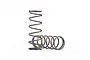 Two metal RC shock springs with blue identification stripes on a white background.