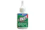 A 20g bottle of Deluxe Materials Roket Odourless CA glue with a white cap and green, white, and red label.