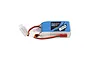 Gens Ace 11.1V 800mAh 45C LiPo battery with JST connector and balance plug, featuring a blue soft case label.