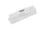 A clear, unpainted 1/10 scale RC rear wing by Bittydesign, shown from a high angle against a white background.