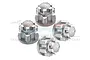 GPM Silver Aluminium Wheel Locks 4Pcs MAKX005A-S