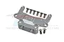 GPM Silver Aluminium Rear Lower Gearbox Mount MZA013N-S