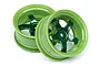 HPI 1.9" (6mm Off-Set) Work Meister S1 Green Rims 2Pcs 111091