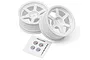 HPI 1.9" (6mm Off-Set) HRE C106 White Rims 2Pcs 112813