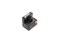Spektrum SR2100 3-channel micro race receiver in a compact, translucent black plastic case against a white background.