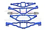 GPM Blue Aluminium Complete Suspension Arm Set ER4567-B