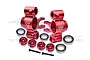 GPM Red Aluminium Front/Rear Hub Carriers (C-Hubs) 2Pcs w/ Bearings ER021A-R