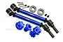 GPM Blue Aluminium CVD Driveshafts 2Pcs w/ Wheel Hexes & Locks TXMS143F/RSN-B
