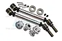 GPM Silver Aluminium CVD Driveshafts 2Pcs w/ Wheel Hexes & Locks TXMS143F/RSN-S