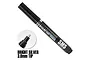 Scale Modellers Supply Hyperchrome Bright Silver 3mm detailing paint marker shown with a close-up of the silver-tipped nib.