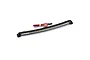 A Pro-Line ultra-slim curved LED light bar with black housing and mounting brackets, featuring a red and black power wire with a connector.
