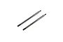 Two ARRMA stainless steel shock shafts for RC vehicles, shown against a plain white background.