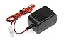 HPI Racing 8.4v NiMH AC wall charger featuring a black power brick and a red and black wire ending in a white Tamiya connector.