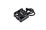 Team Powers 30mm high flow cooling fan with a black aluminium case and attached black power cable.